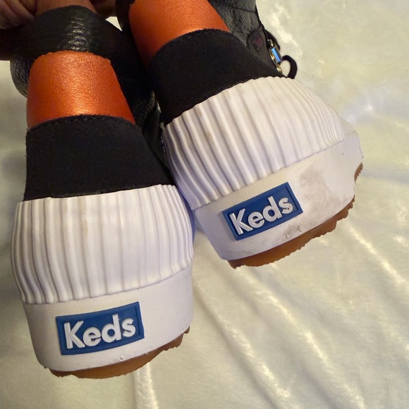 Keds Black and Brown High-Top Sneakers - Picture 10 of 11